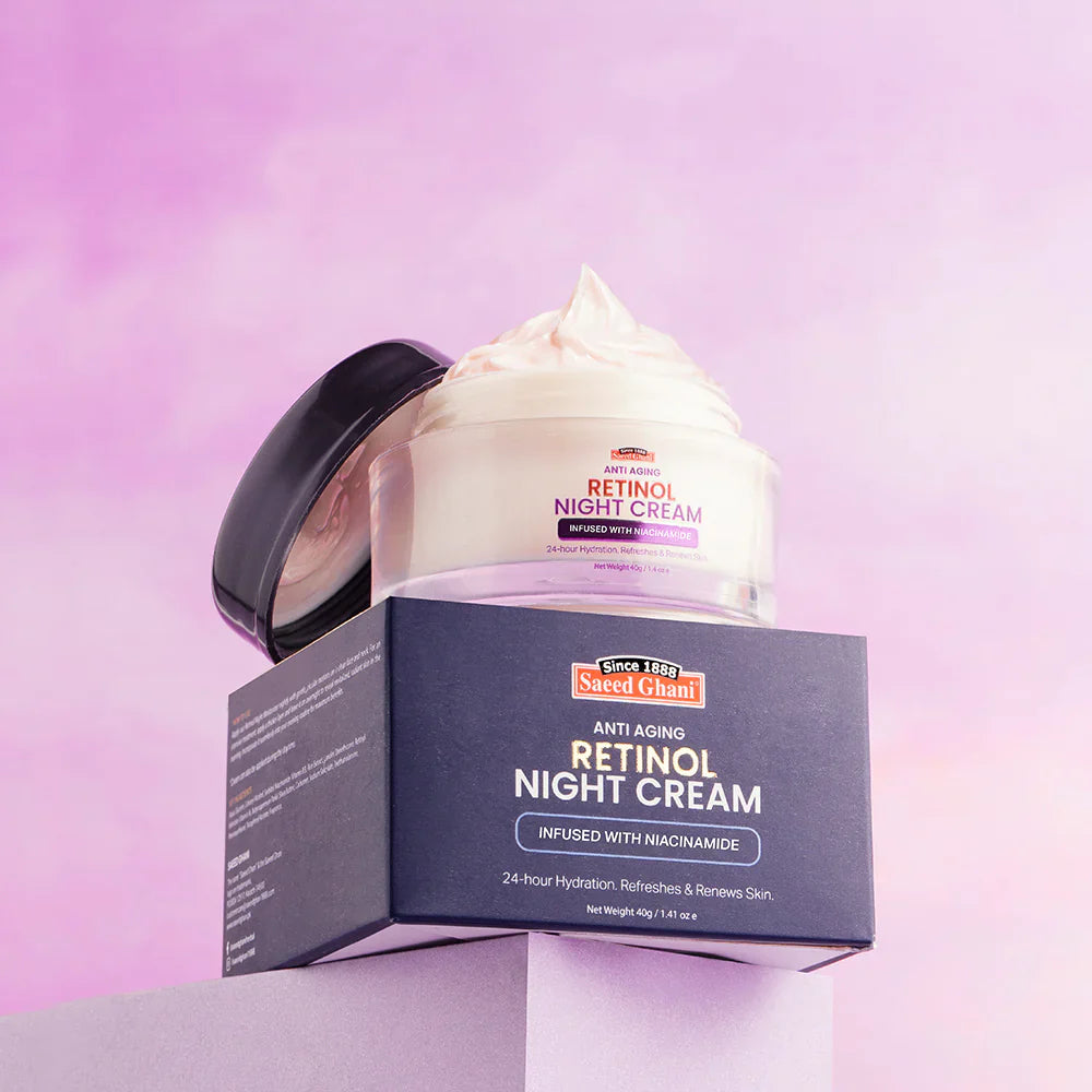 Saeed Ghani Anti-Aging Retinol Night Cream – 40g