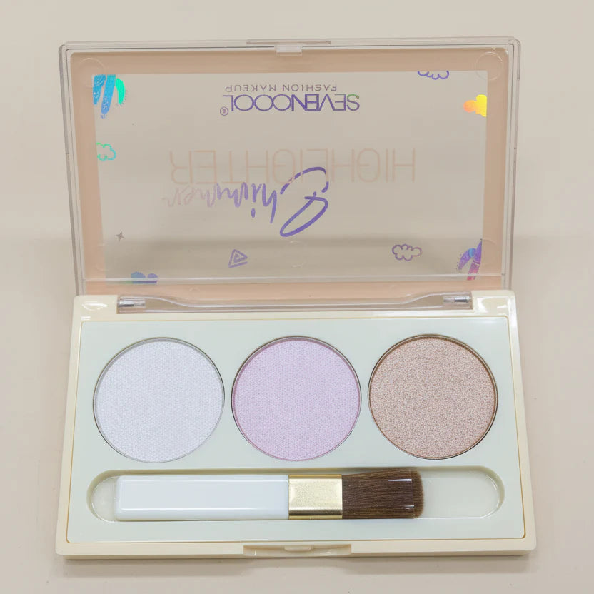 Sevencool 3 in 1 Highlighter Palette