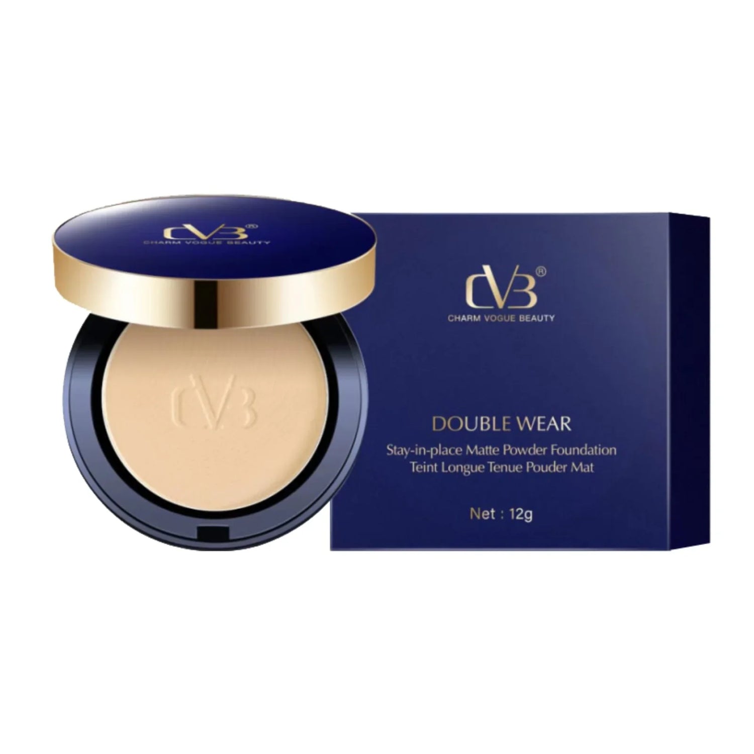 CVB Double Wear matte face powder  - 12g