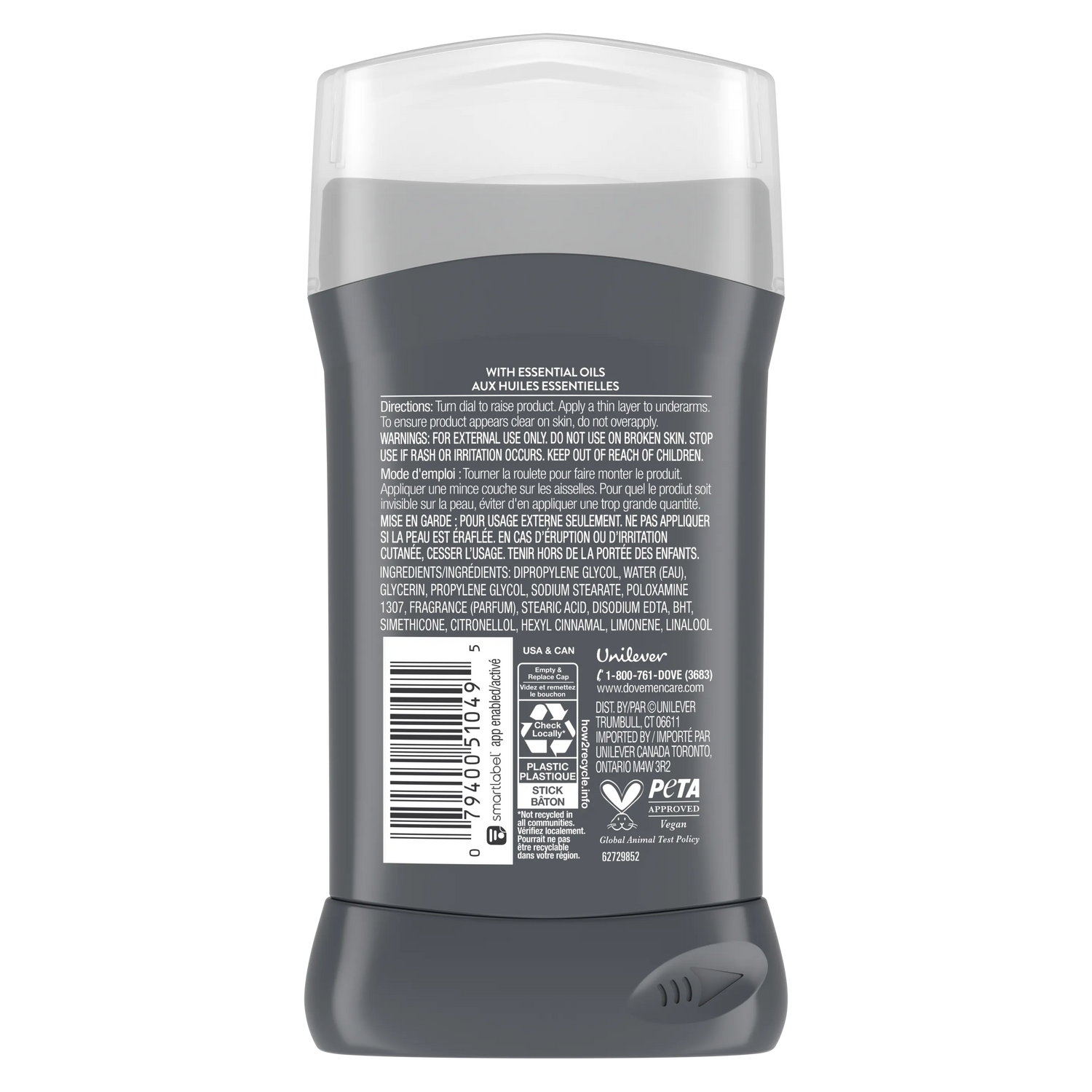 Dove Men+Care Deodorant Stick Moon Oasis - 85g
