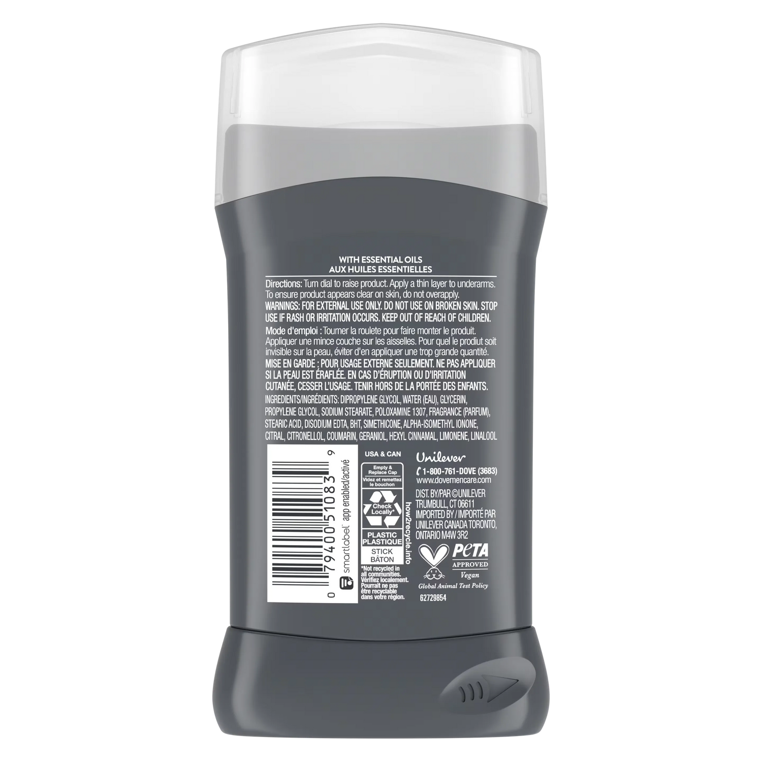 Dove  Men+Care Deodorant Stick – Tropical Costa - 85g
