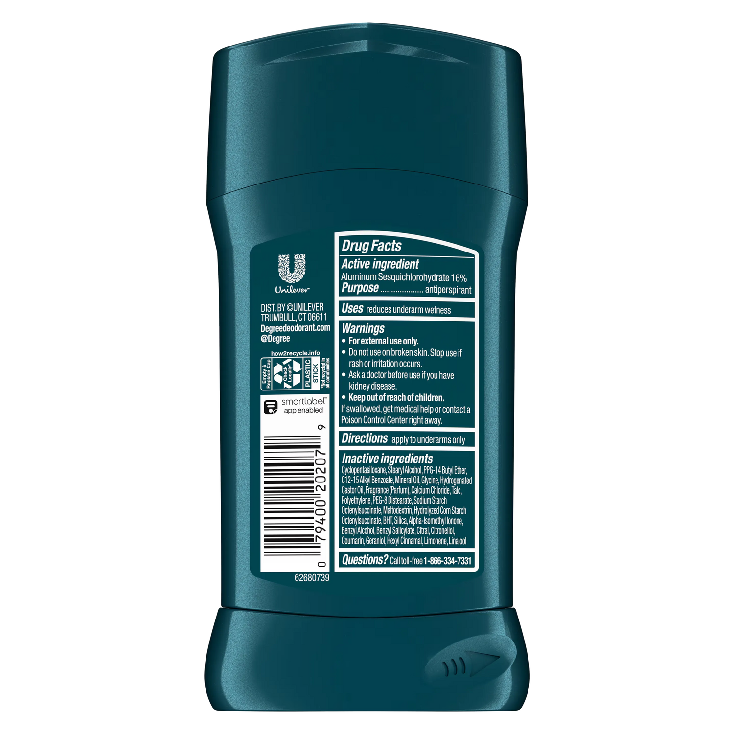 Degree Extreme Antiperspirant Deodorant Stick for Men - 76g