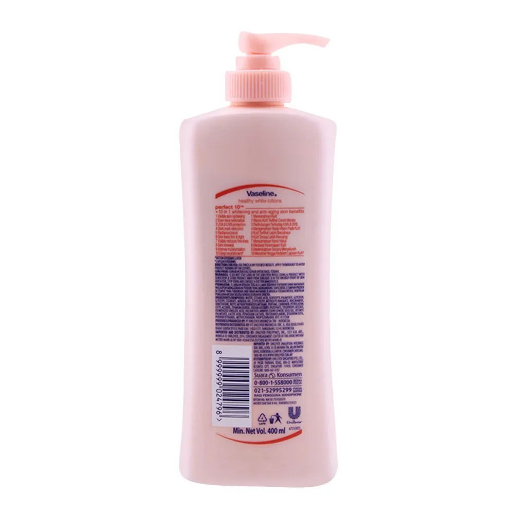 Vaseline Healthy White Perfect 10 AHA & Pro-Retinol Body Lotion - 400ml