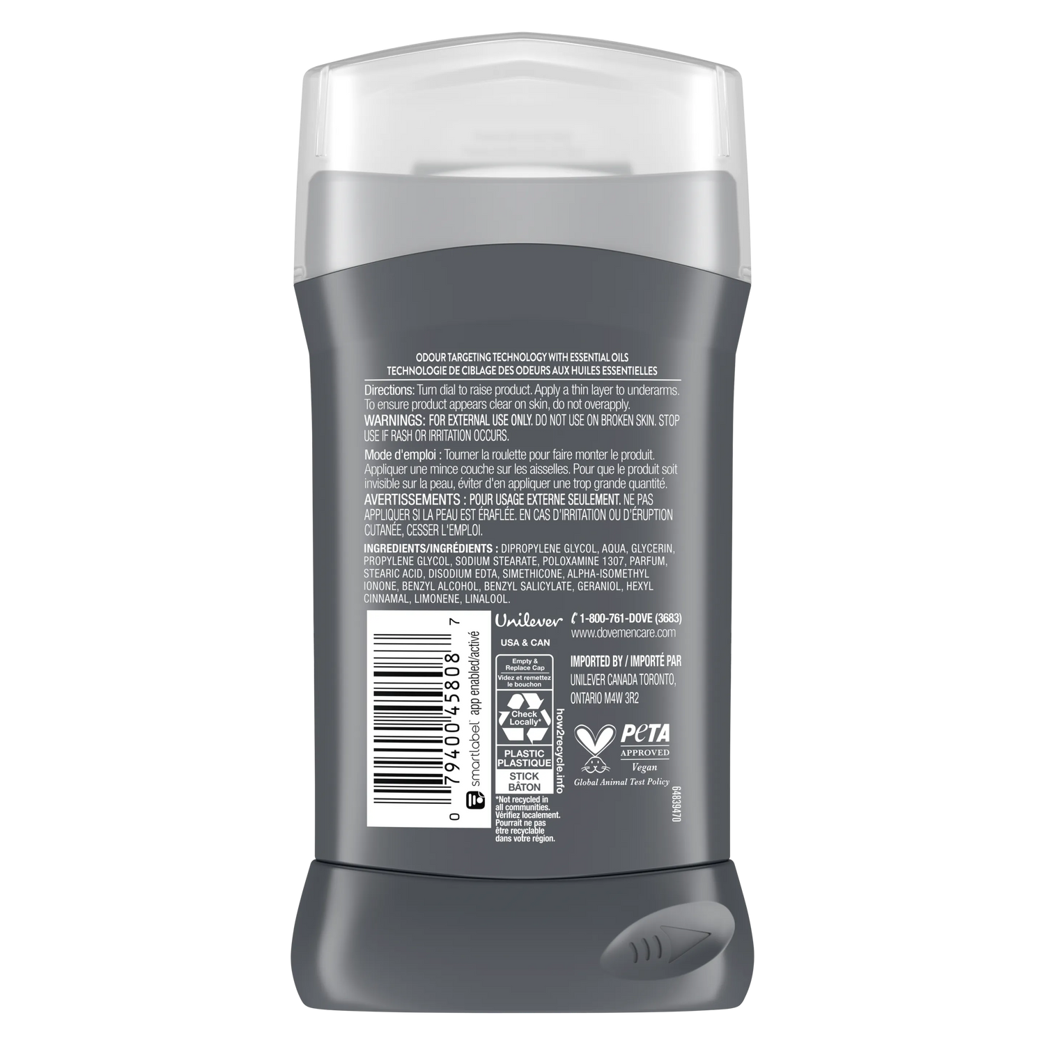Dove Men+Care SportCare Deodorant Stick Fresh - 85g
