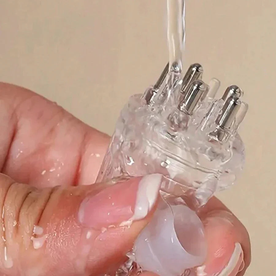 Scalp Oil Applicator Comb Bottle