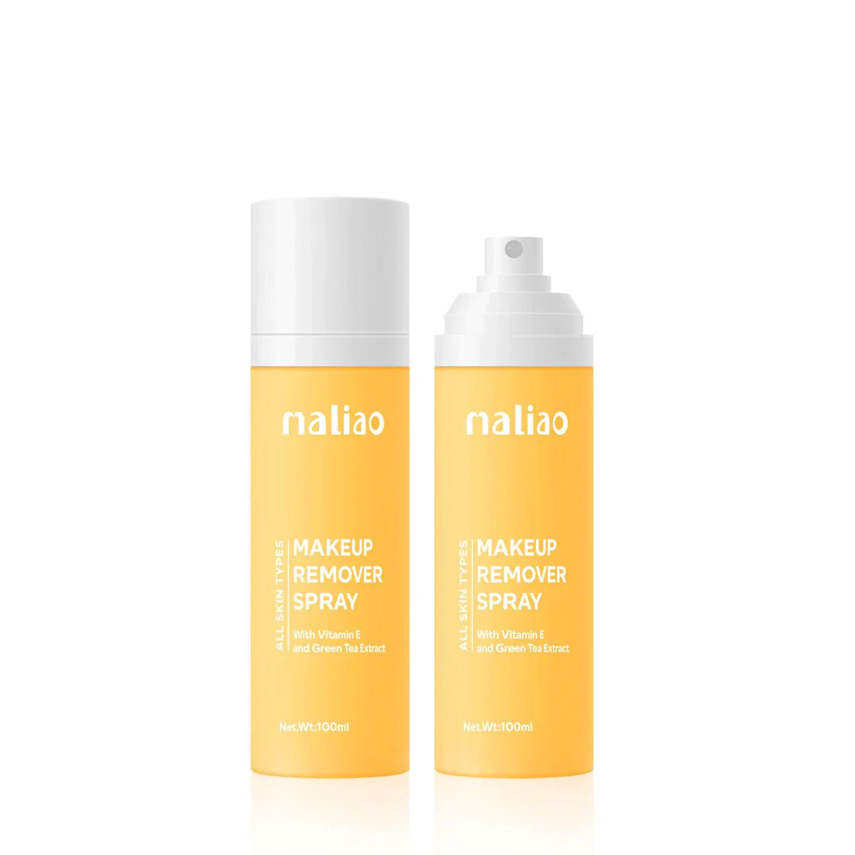 Maliao Makeup Remover Spray with Vitamin E and Green Tea Extract - 100ml