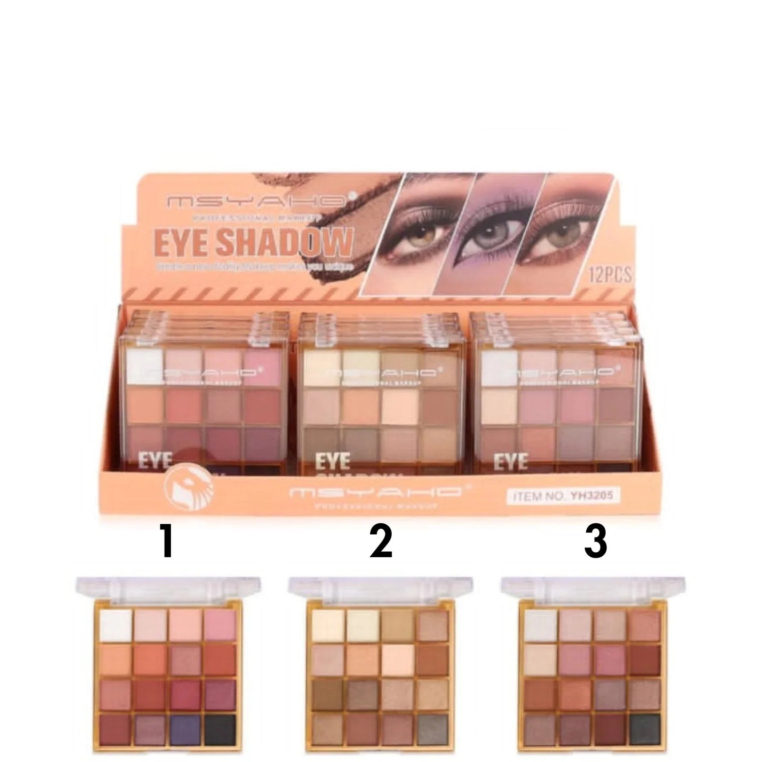 Msyaho Eyeshadow Palette - 16 Colors
