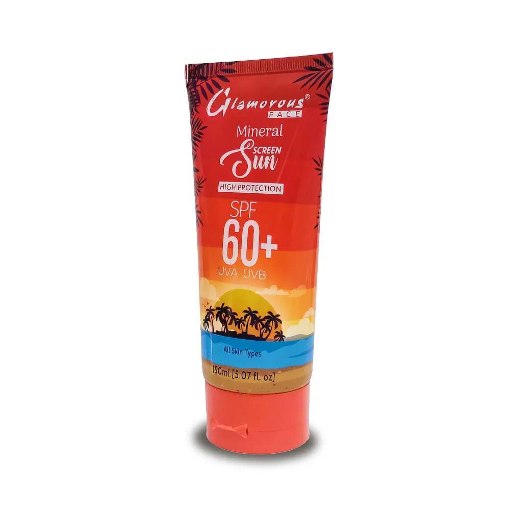 Glamorous Face Sunscreen Lotion , Sunblock SPF 60+ UVA UVB 150ml