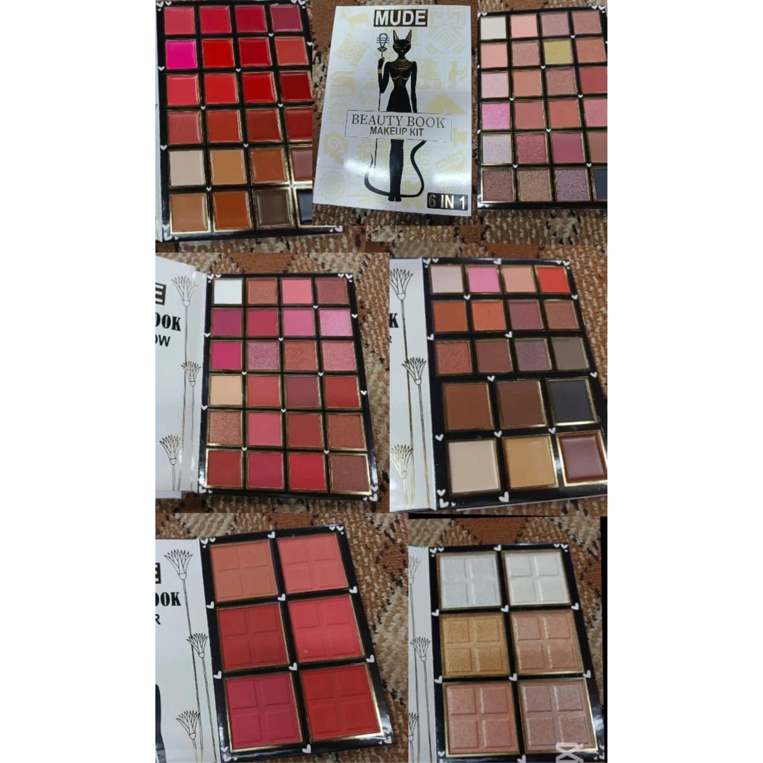 Mude Beauty Book Makeup Kit 6 in 1