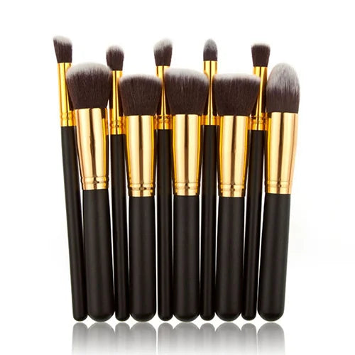 Yuwaku Makeup High Quality Brush - Pack Of 10