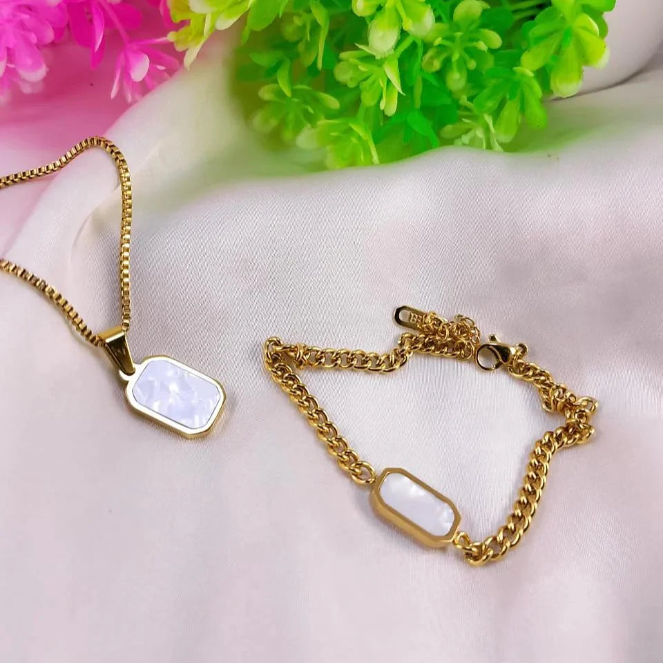 Stainless Steel Locket Bracelet Set – Each