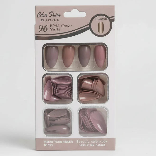 Color Sister 96-Piece Artificial Nails Set
