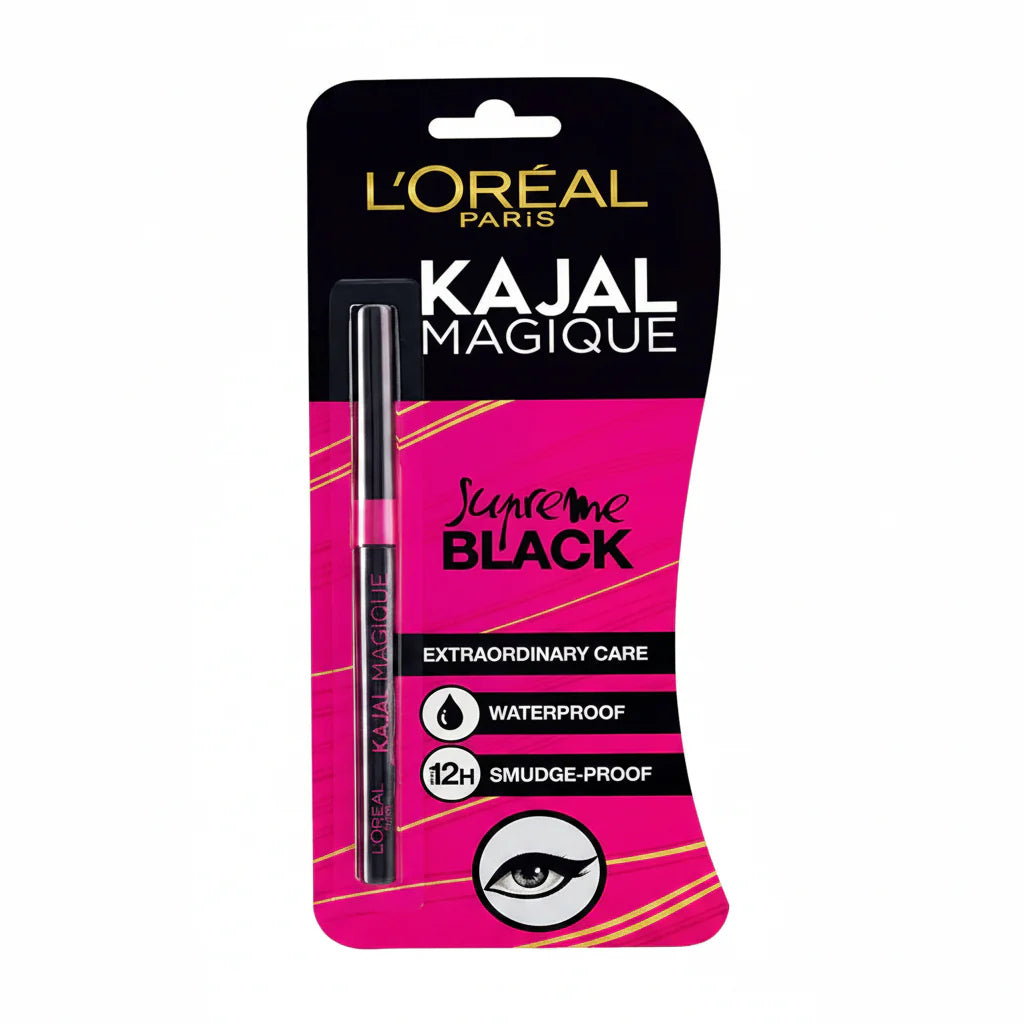 L’Oréal Paris Kajal Magique – Supreme Black (Smudge Proof)