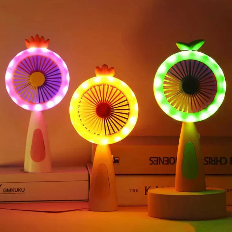 Portable Light Charging Fan C-TYPE Charging HQ66-23B
