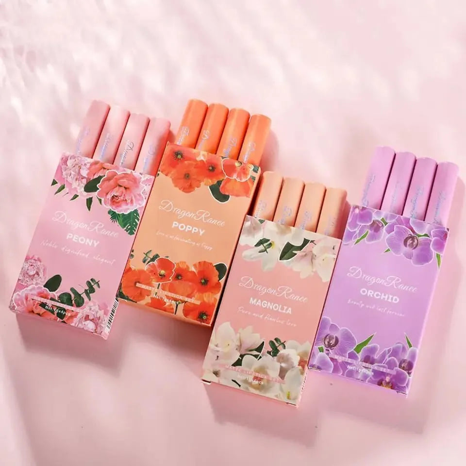 Dragon Ranee 4 IN 1 Creative Pure & Flawless Love Cigarette Matte Lipstick