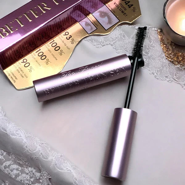 100% Original Too Faced Newest Pink Better Than SEX Mascara Black