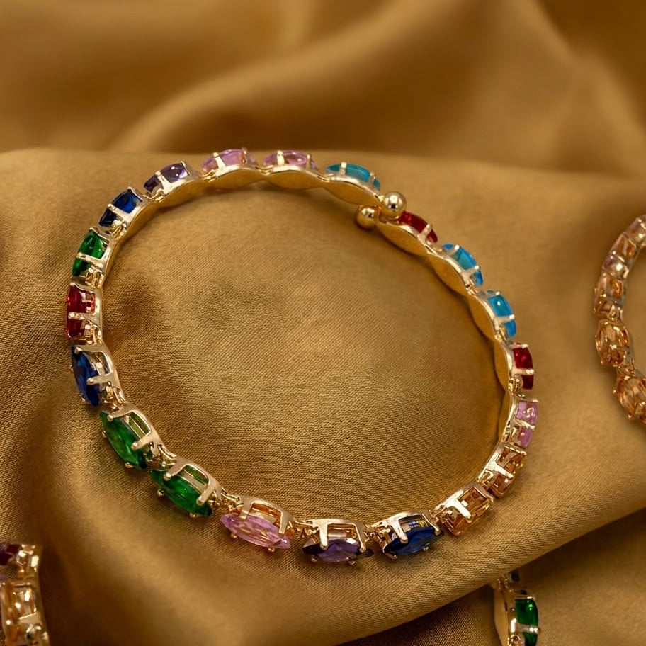 Multicolor Openable Bracelet For Women