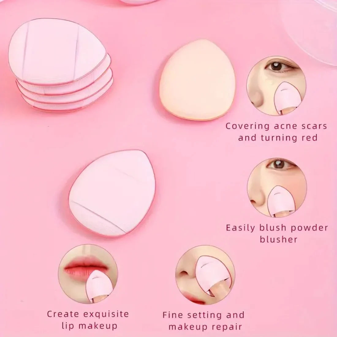 Quetee beauty 4-in -1 Finger Puff