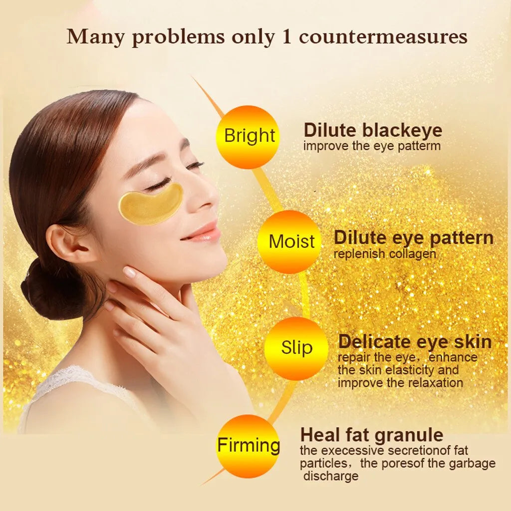 Bioaqua - 5 Pairs Collagen Black Eye Mask