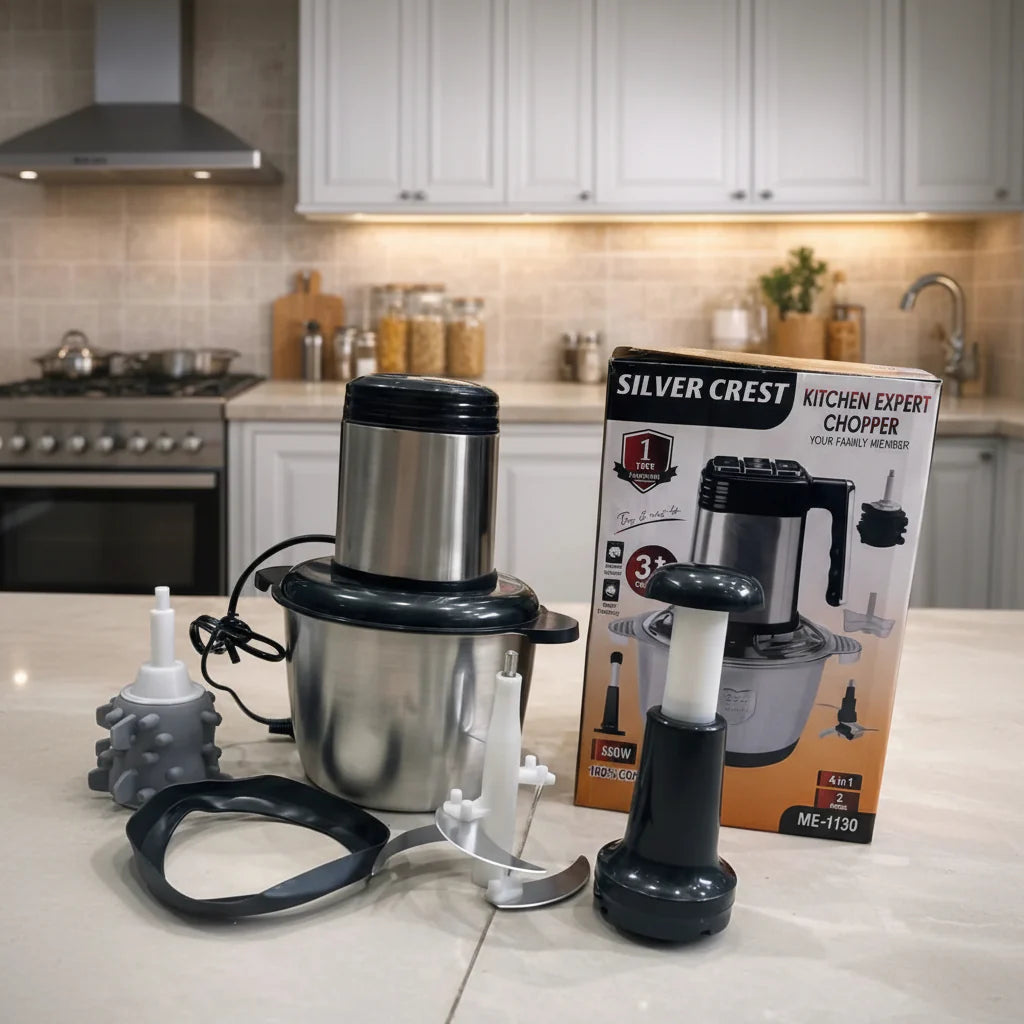 Silver Crest Kitchen Expert Chopper Powerful 850W with 3L Capacity