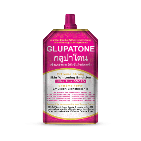 Glupatone Extreme Strong Whitening Emulsion Ultra Plus 120ml – Skin Lightening Lotion