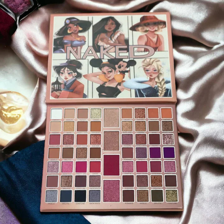 60 Colors Naked Shimmer & Nude Eyeshadow Palette