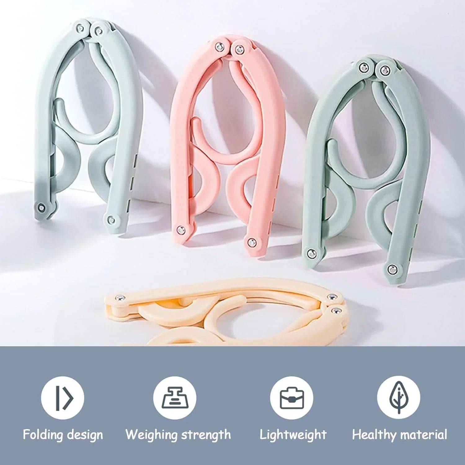 Travel Hangers - Cruise Ship Essentials Portable Folding Clothes Hangers