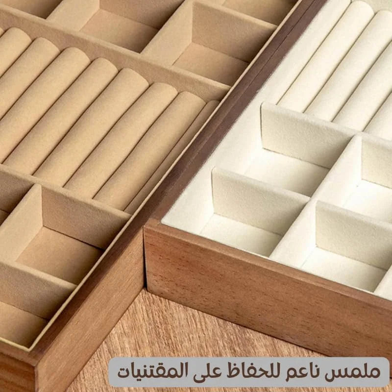 Wood 3 Drawer Jewelry Storage Organizer