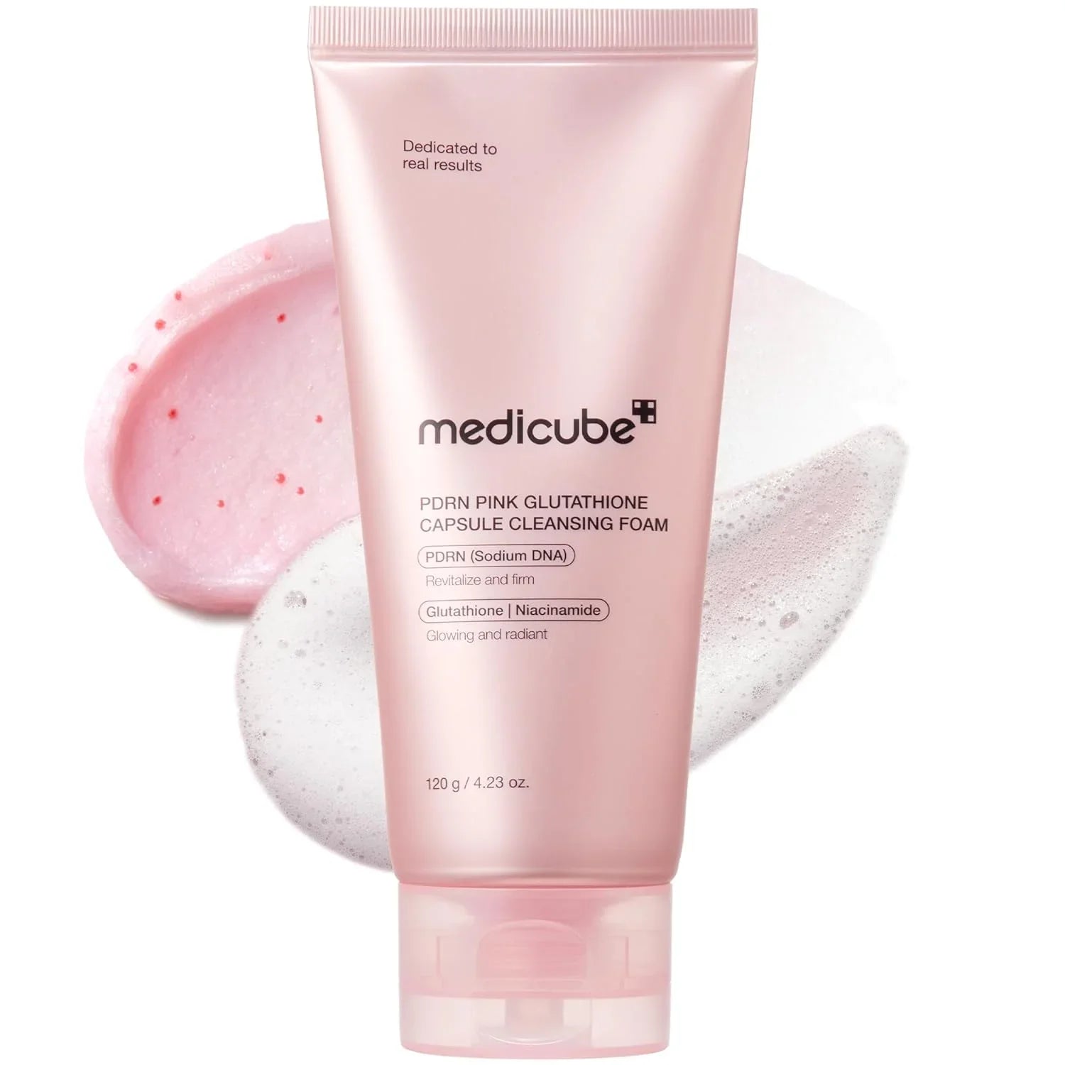 Medicube PDRN Pink Glutathione Capsule Foam Cleanser  - 120g
