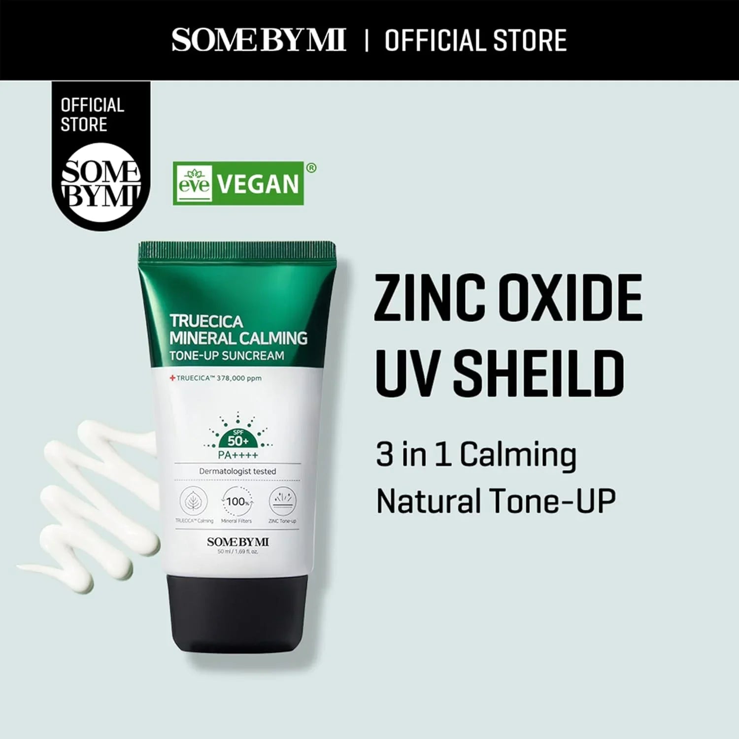 Some By Mi ruecica Mineral Calming Tone-Up Suncream -  50ml