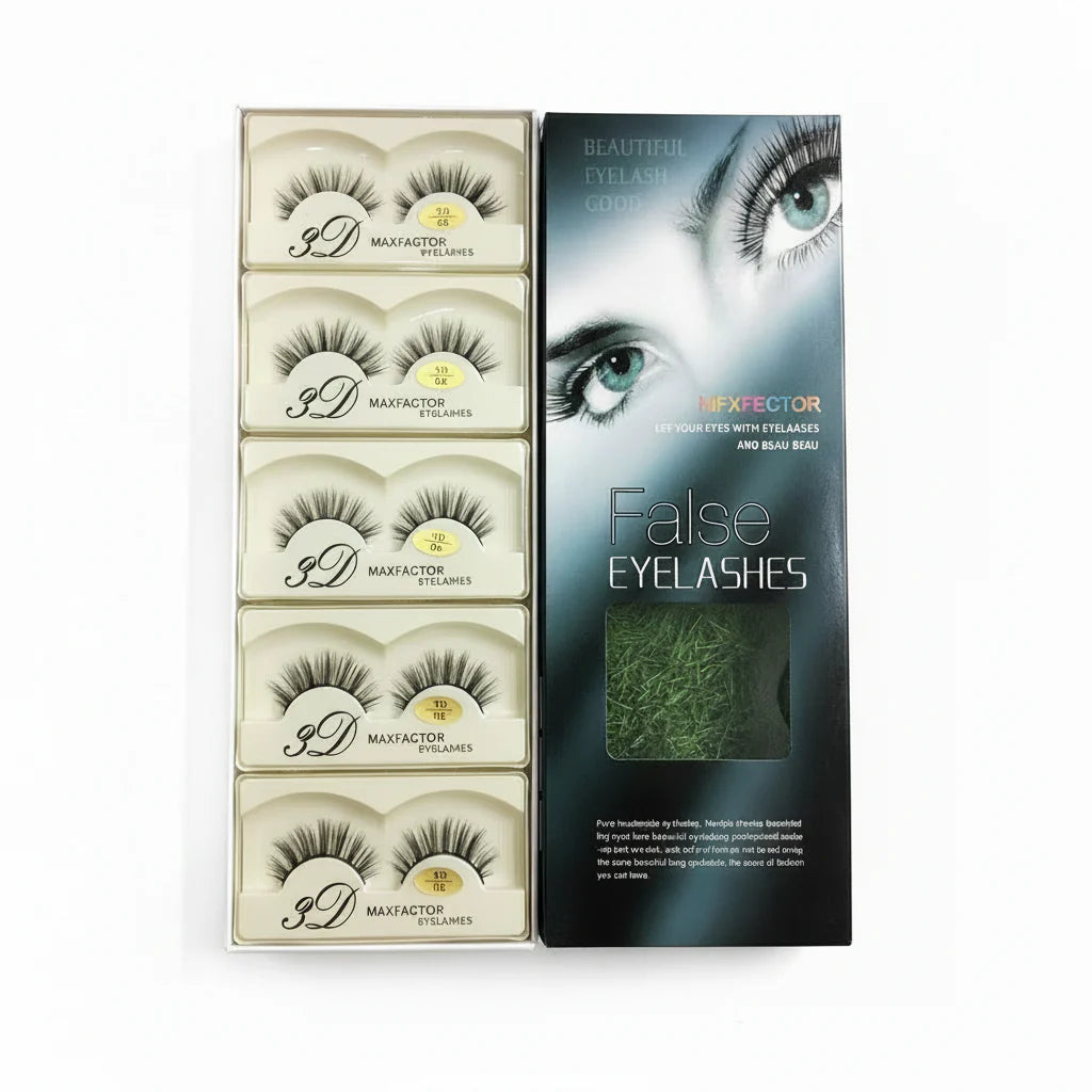 Pack of 10 False Eye Lashes