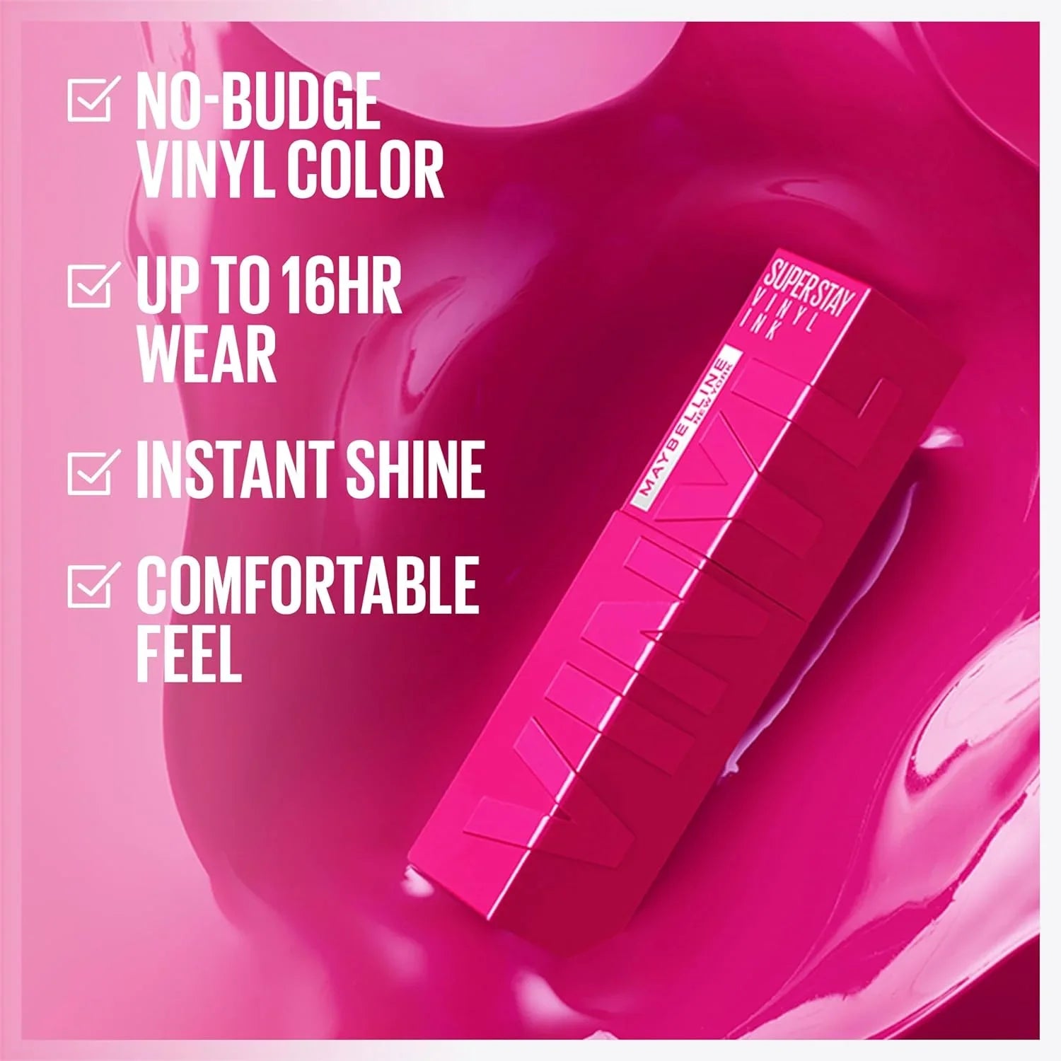 Original Maybelline Super Stay Vinyl Ink Liquid Lipstick - 160 Sultry