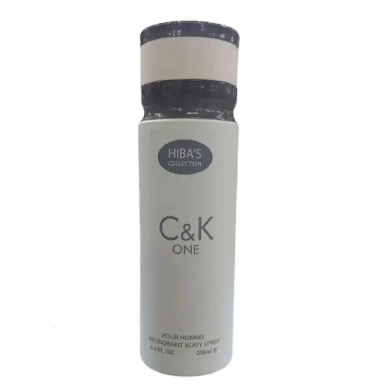 Hiba's Collection C&K One Pour Homme Deodorant Body Spray – 200ml