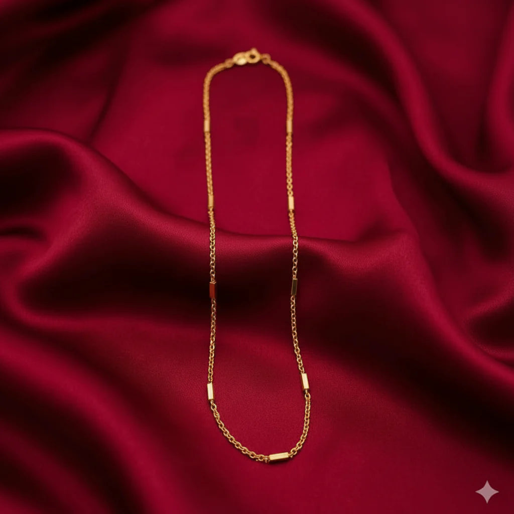 Stainless steel Capsule chain necklace