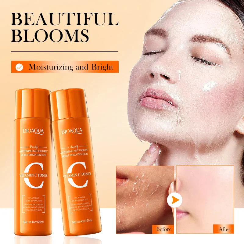 BIOAQUA Vitamin C Whitening Antioxidant Moist Brighten Face Toner – 120ml
