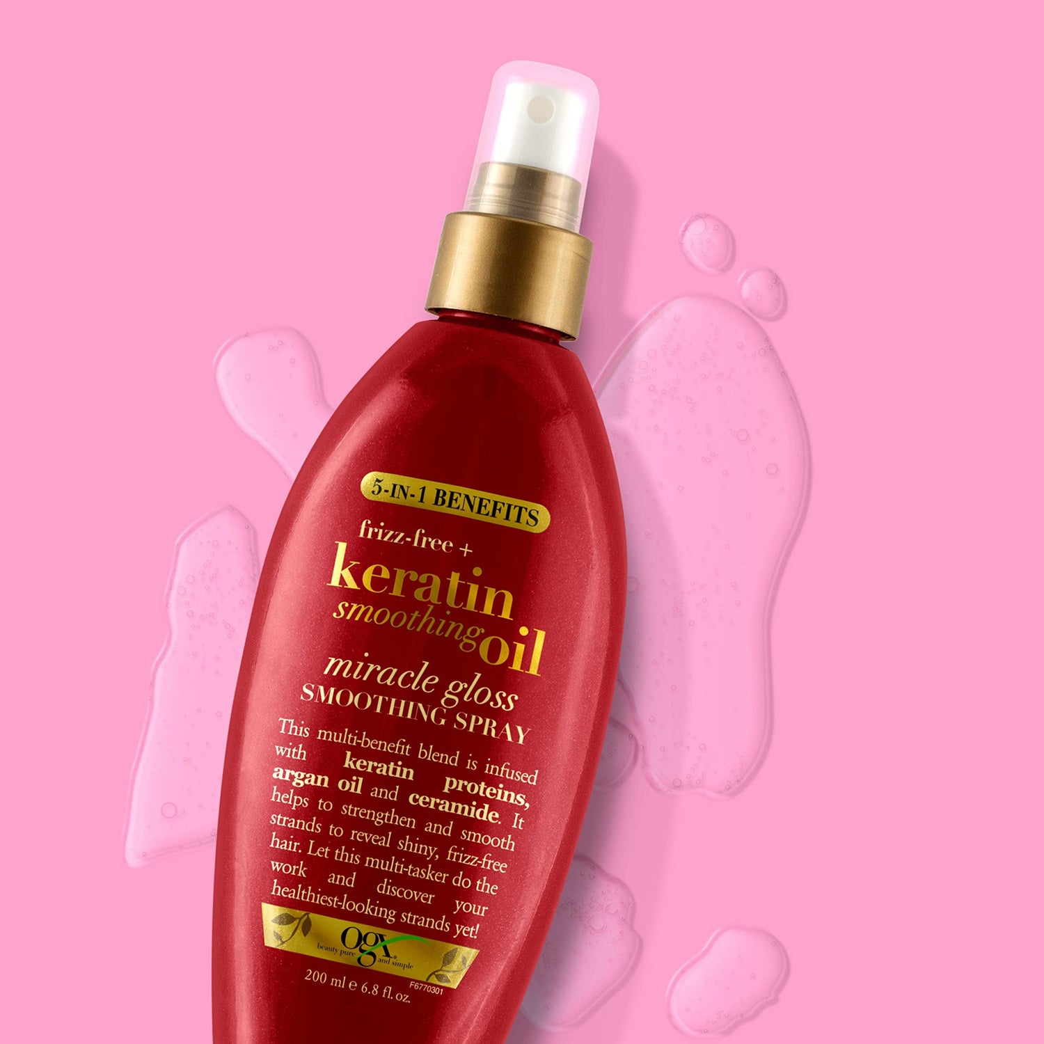 Ogx Organix Keratin Smoothing Oil Hair Spray 200ml