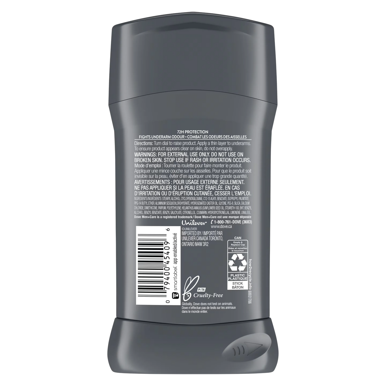 Dove Men+Care Stain Defense Fresh Antiperspirant - 76g