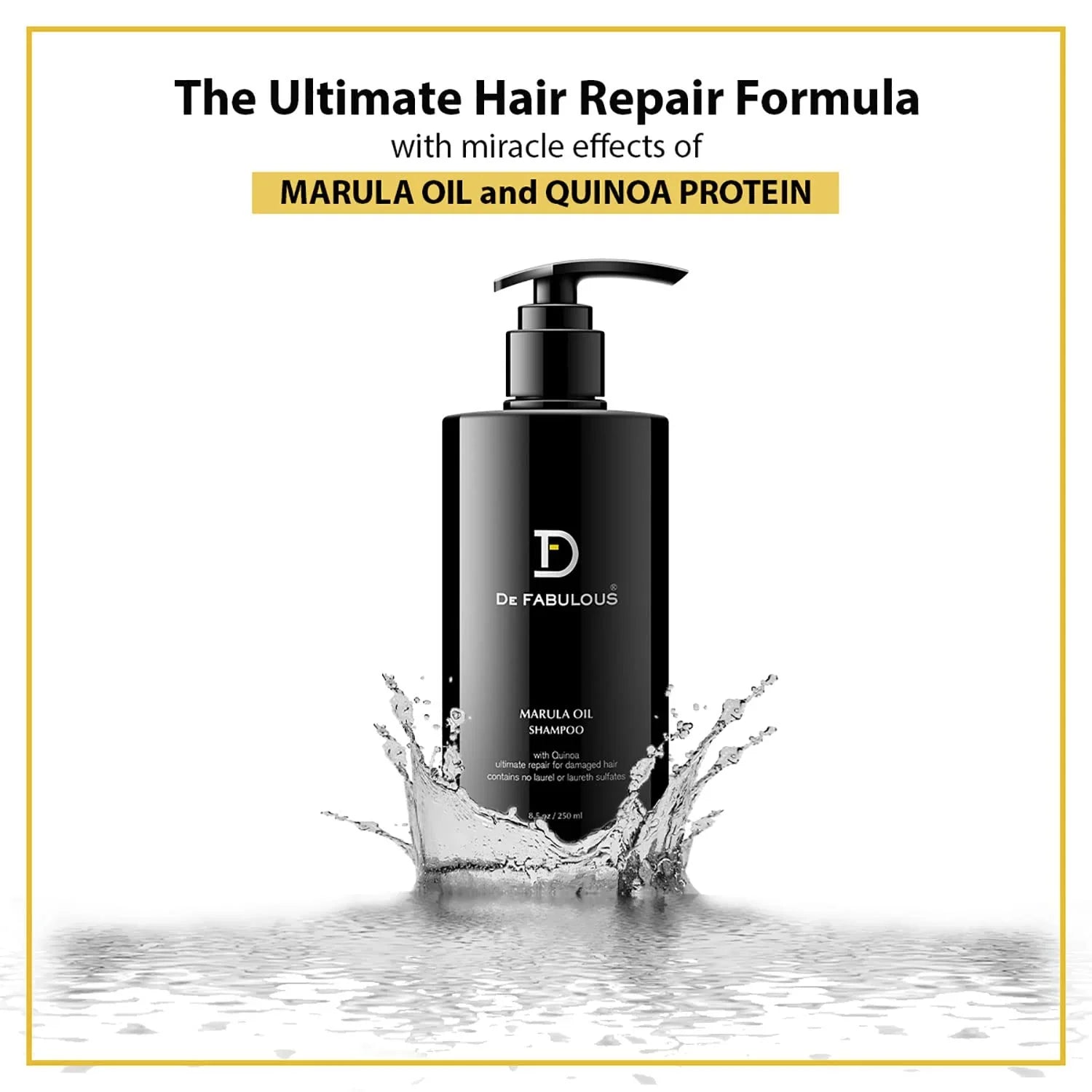 De Fabulous Marula Oil Shampoo - 250ml