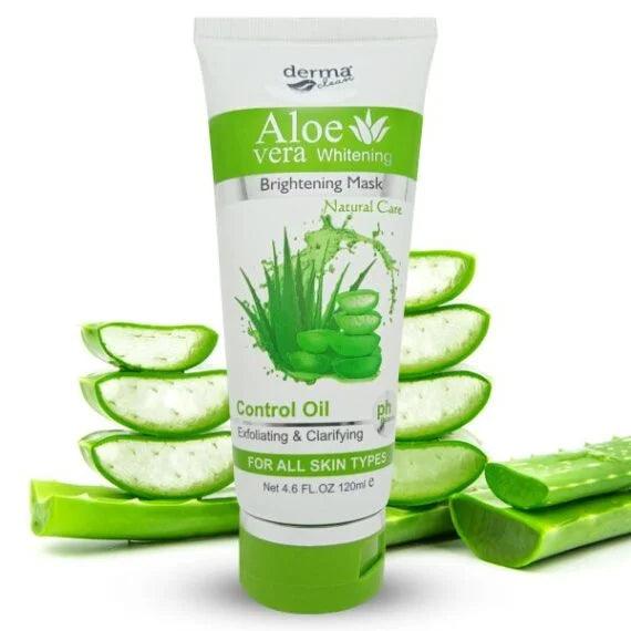 Derma Clean Aloevera Whitening Brightening Mask - 120ml