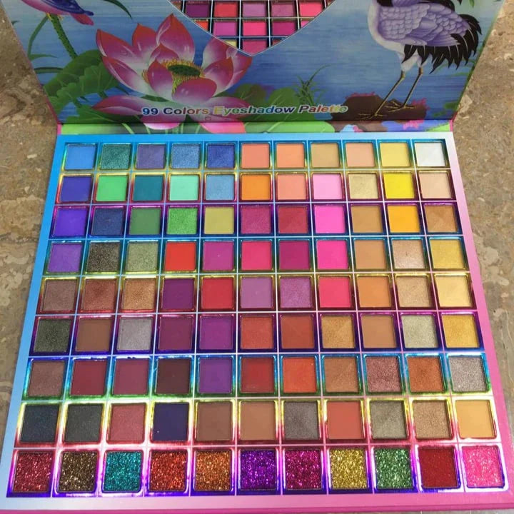 Mini Queens Pigmented Professional Eyeshadow Palette - 99 Colors