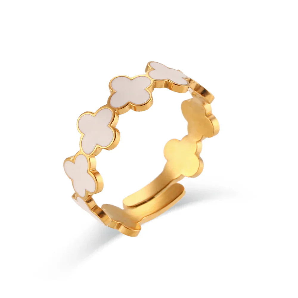 Stainless Steel Adjustable Ring – Minimalist Style with a Perfect Fit