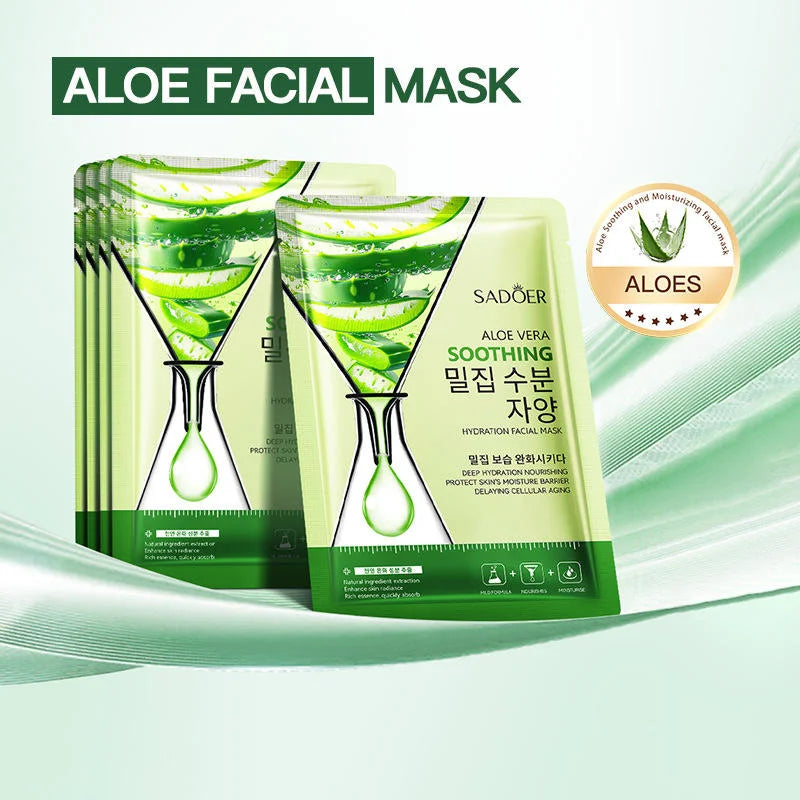 Sadoer Aloe Vera Moisturizing and Soothing Facial Mask