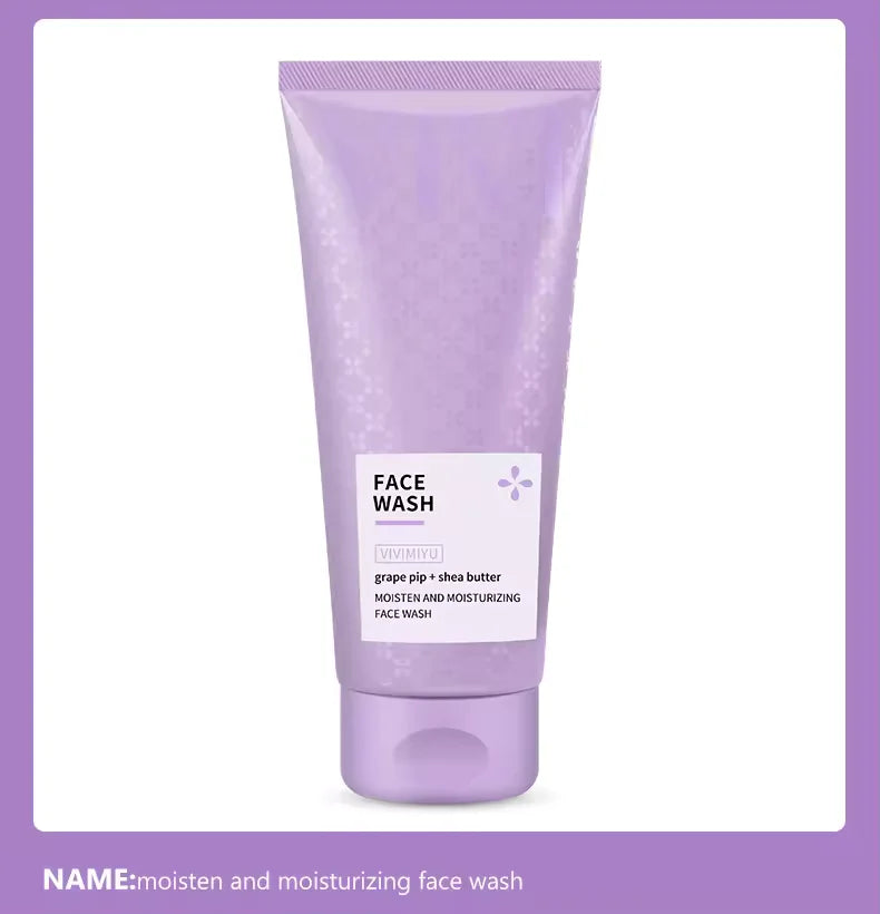 Vivimiyu Grape Seed + Shea Butter Facial Cleanser - 180g