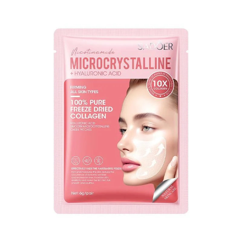 SADOER Hyaluronic Acid Smooth Microcrystalline Cheek Smile Line Patches