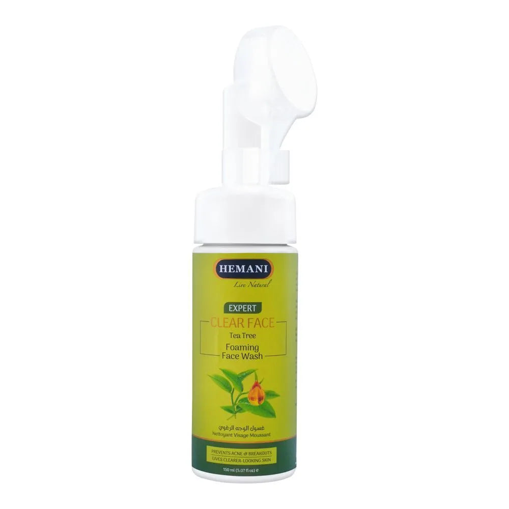 Hemani Expert Clear Face Tea Tree Foaming Face Wash - 150ml