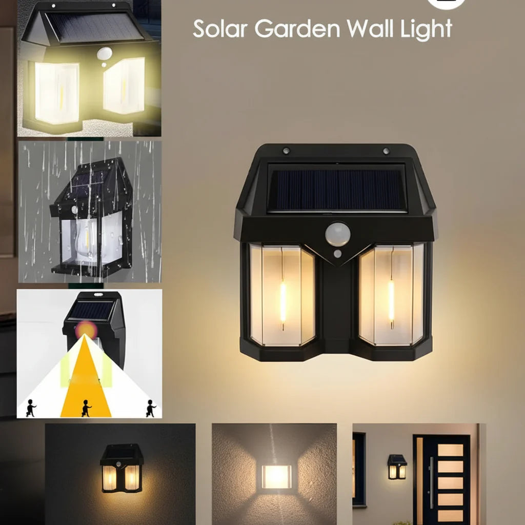 Solar LED Sensor LIGHT Cl 228 Human Body Induction Plus Light Operated