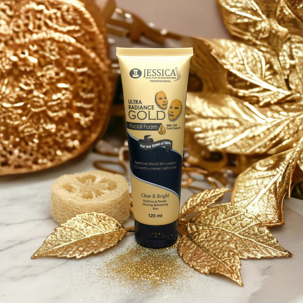 Jessica Ultra Radiance Gold Facial Foam – 125ml