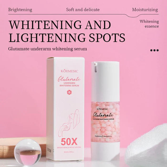 KORMESIC Glutamate Whitening Serum Underarm Intimate Armpit Dark Spot Remover Whitening Cream - 30ml