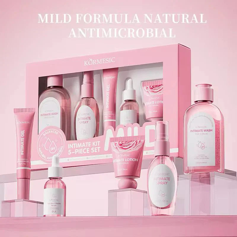 KORMESIC Mild Balanced Natural Antimicrobial Intimate Kit-  5 Piece Set