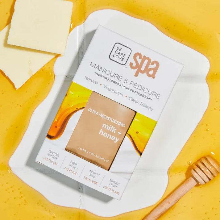 Be Care Love Milk + Honey Ultra-Moisturizing Spa 4 Pcs Set